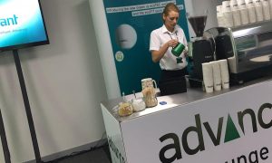 Branded Mobile Coffee Bar from Tom's Coffee